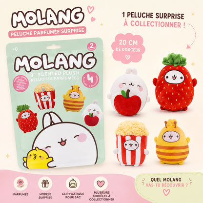 Peluche Molang surprise et parfumée